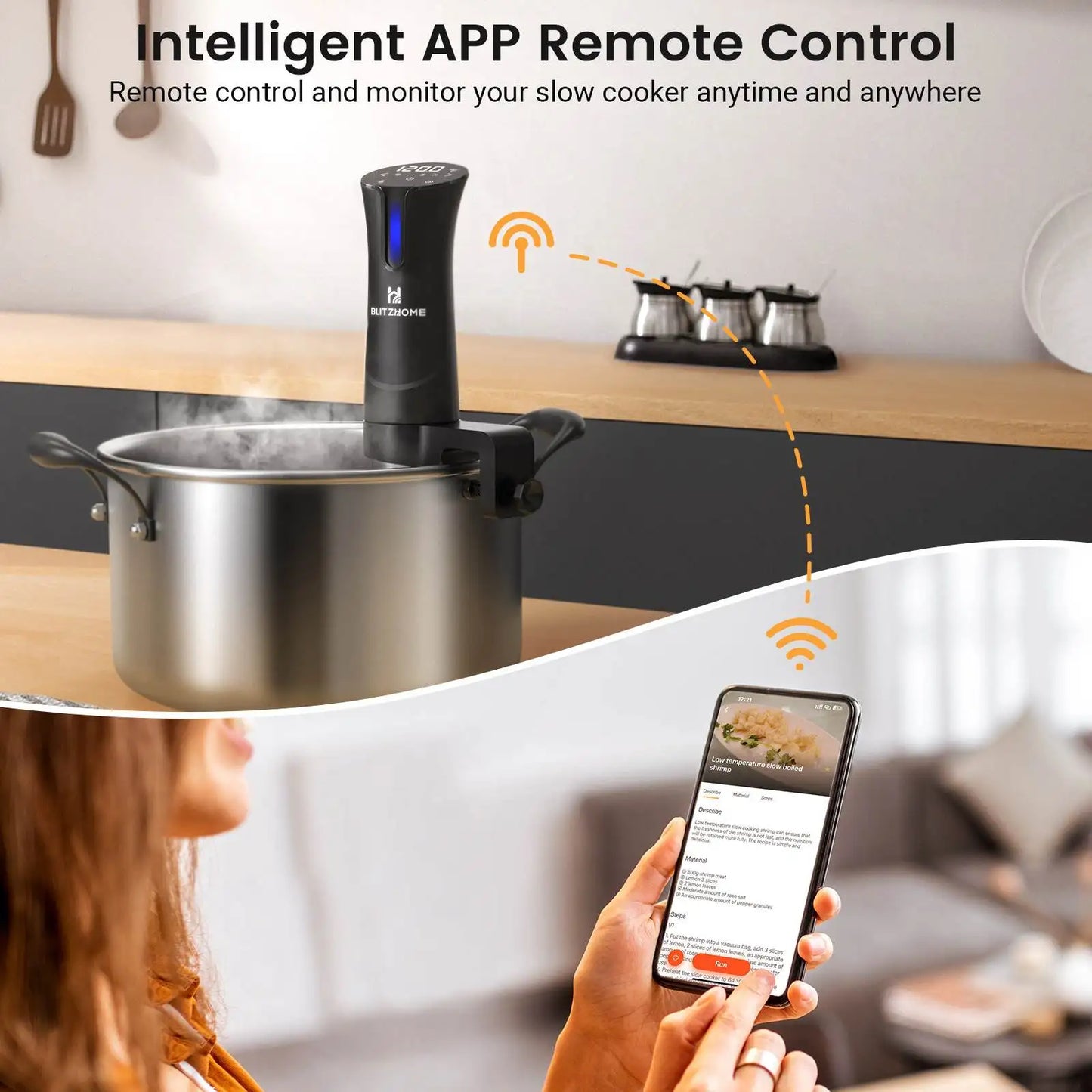 WiFi Smart Kitchen Machine Cooker