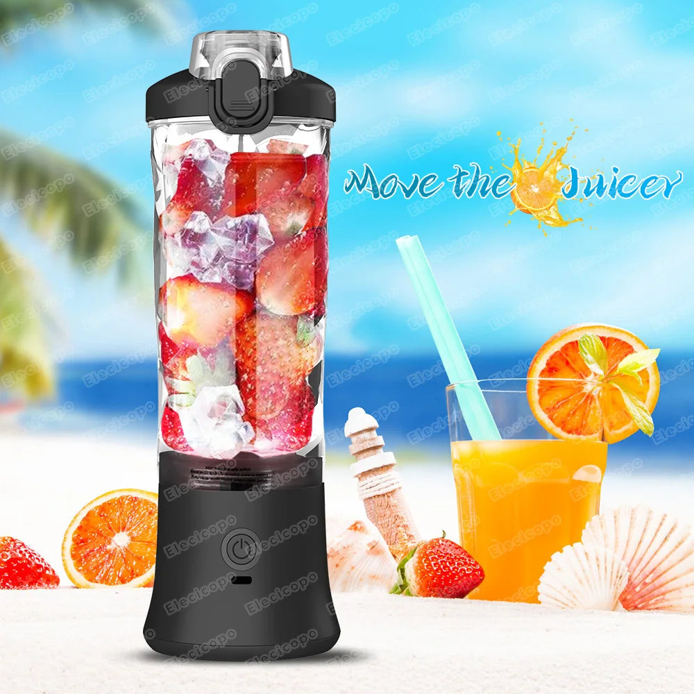 Electric Fruit Mixer 600ML  Mini Blender Machine