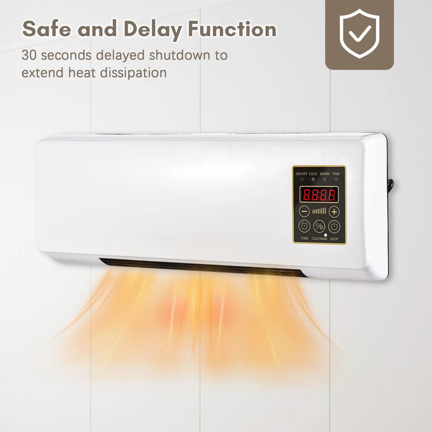 Cold and Warm Air Conditioner Heater and fan Combo 2in1