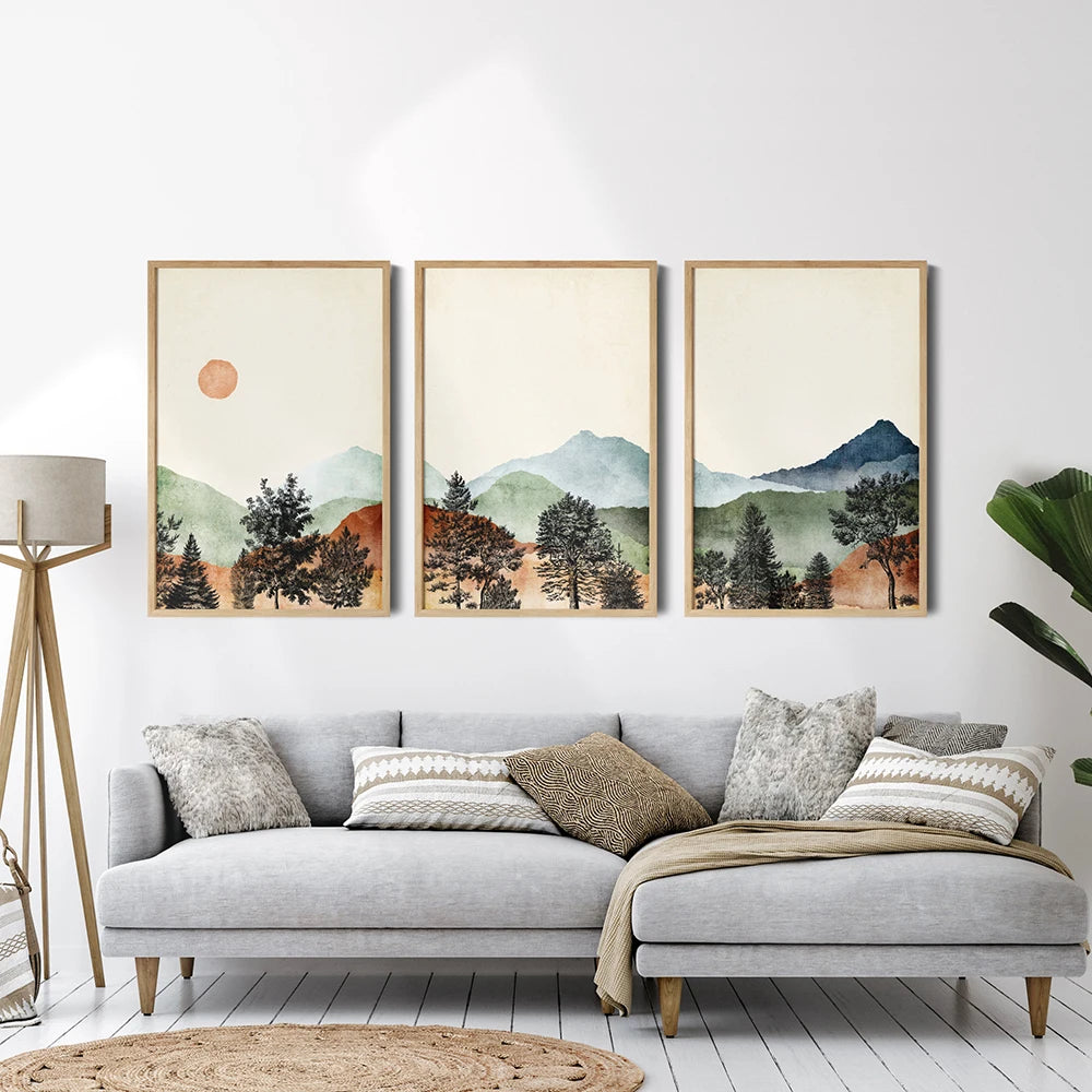 Mountain Art Canvas Living Room Decor