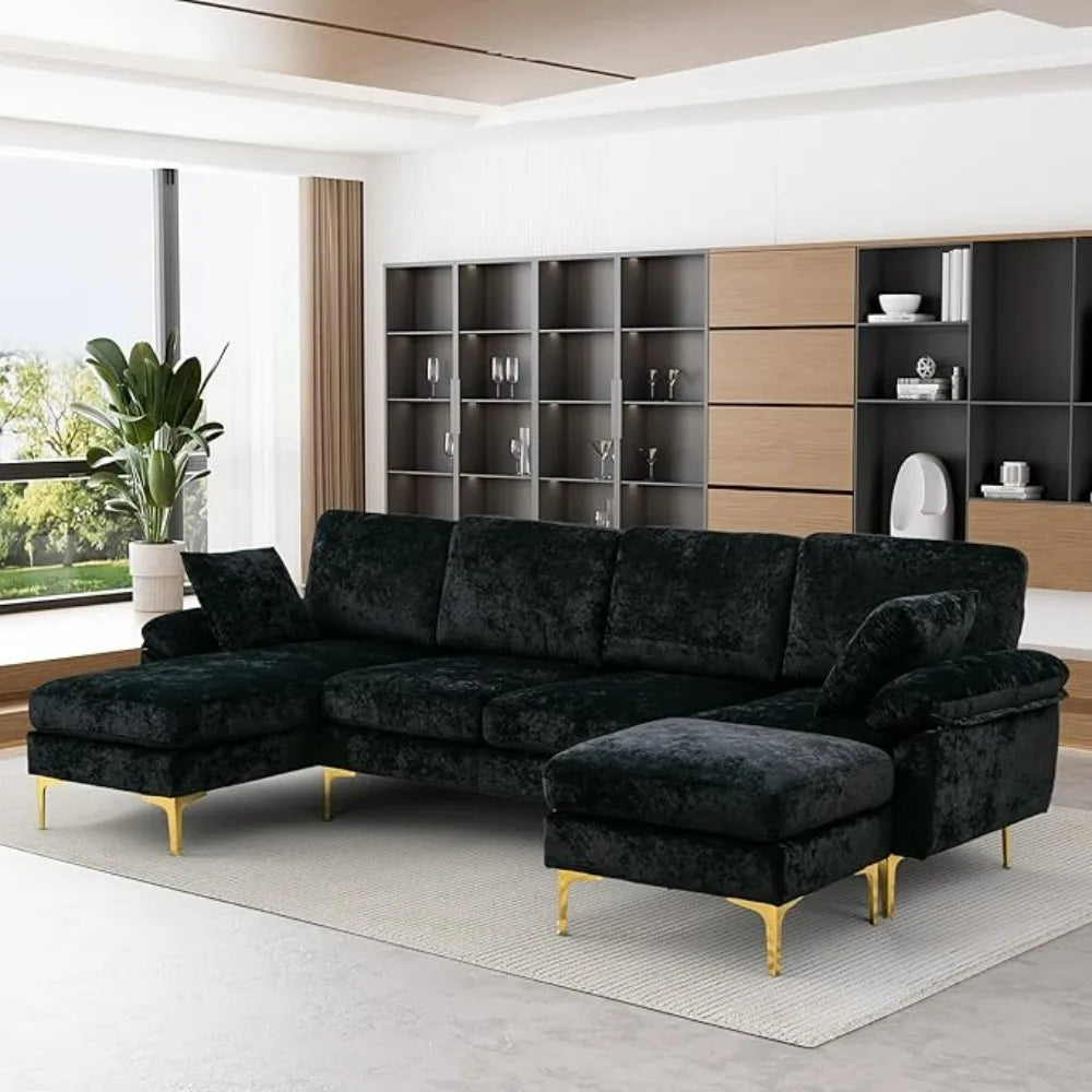 U-Shaped Sectional Sofa Couch