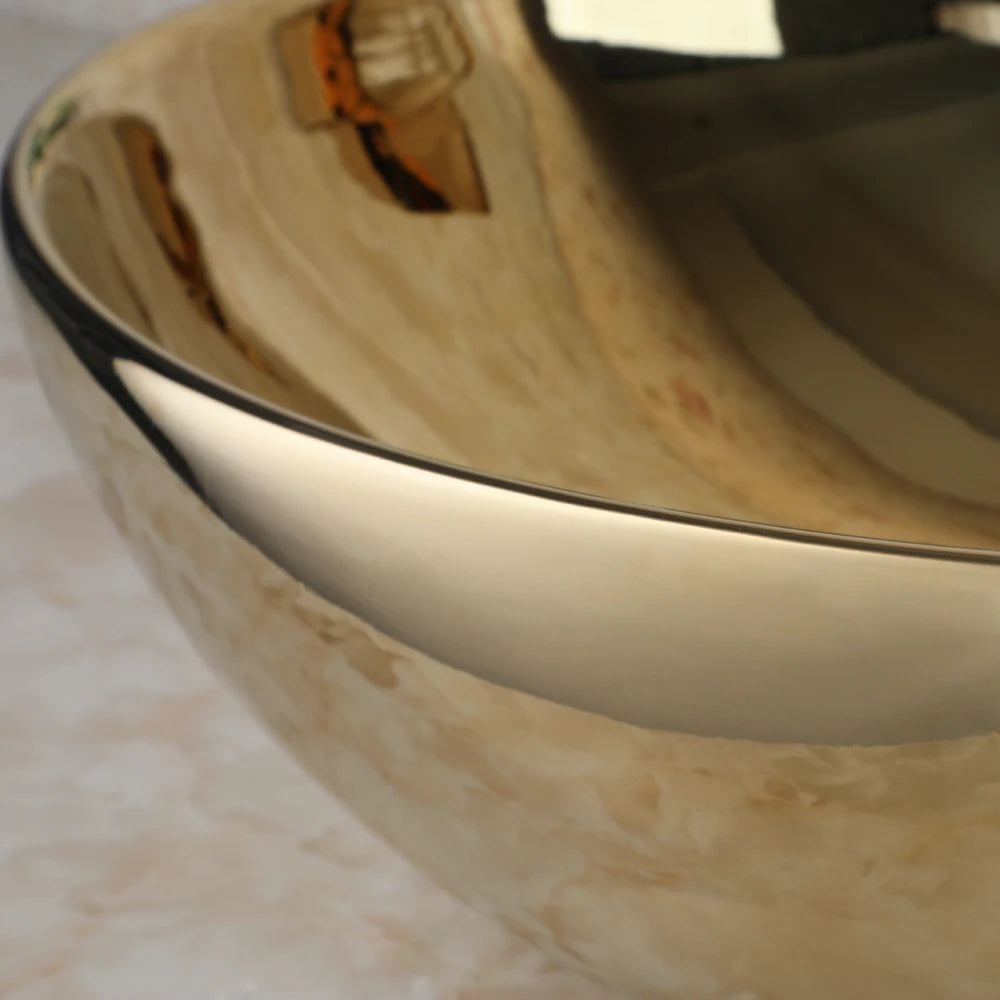 Luxury Stainless Steel Gold Sink