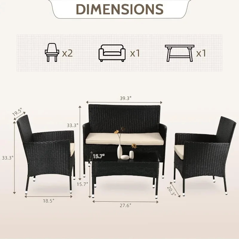 Furniture Set 4 Pieces