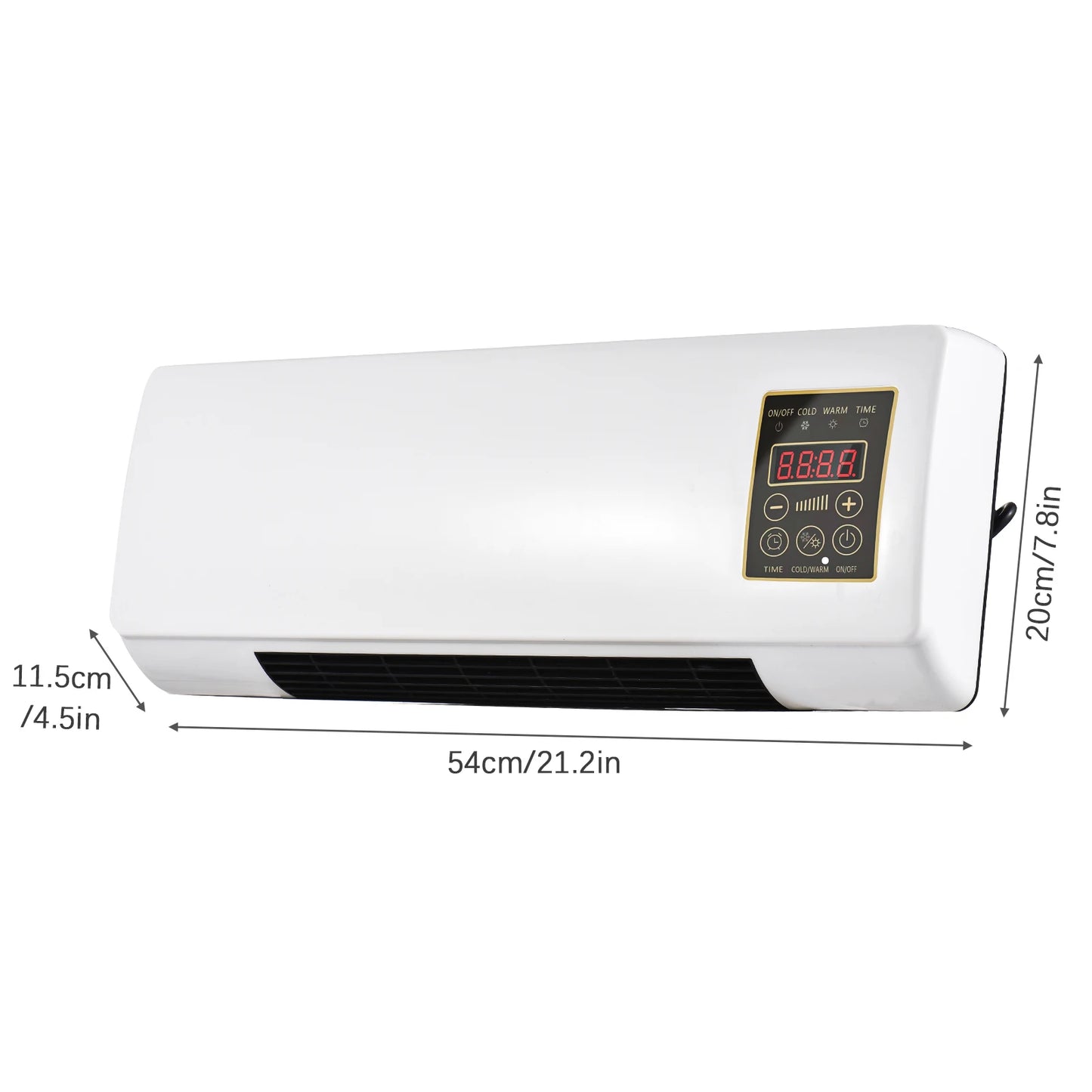 Cold and Warm Air Conditioner Heater and fan Combo 2in1