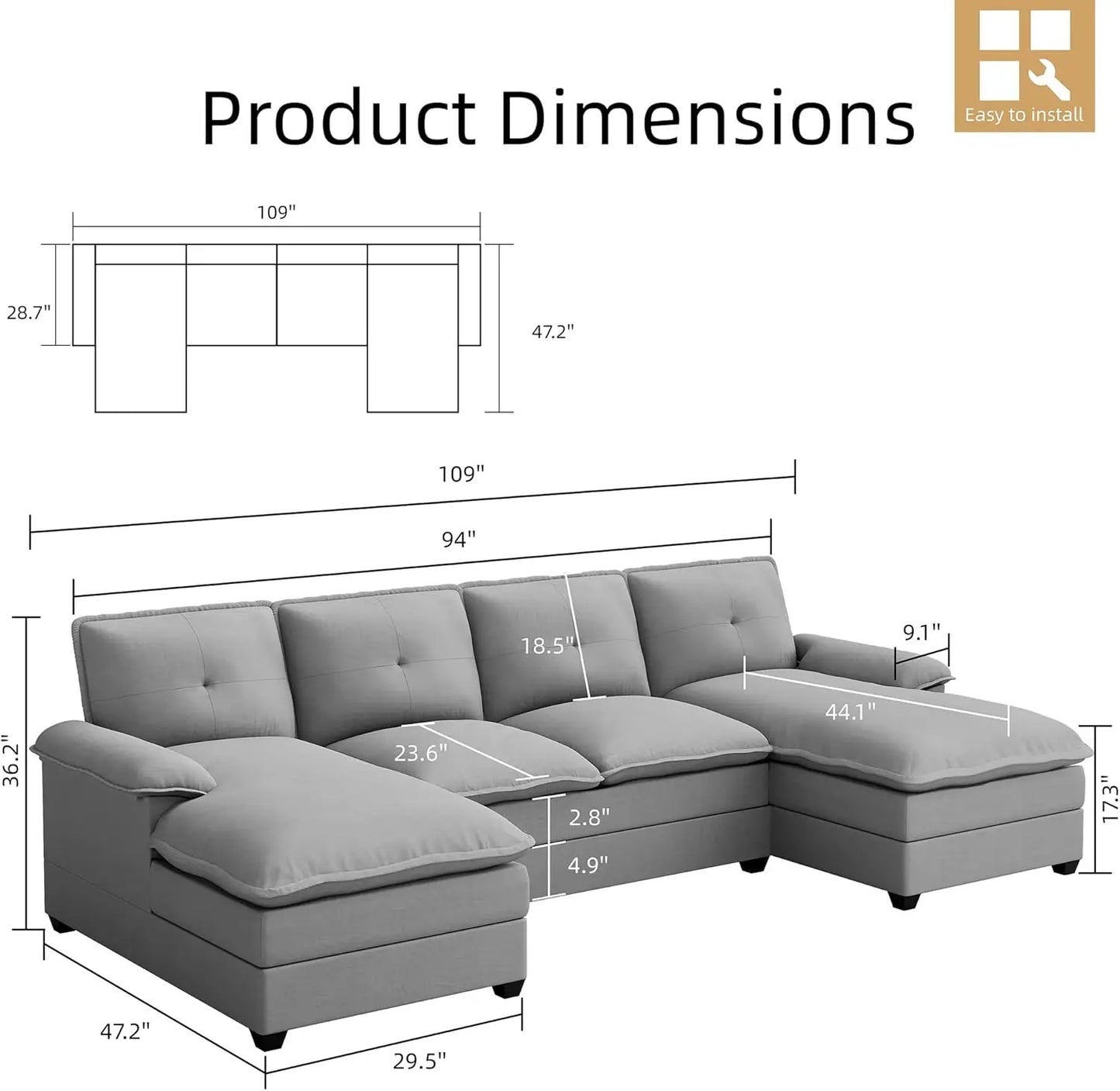 Sectional Couches for Living Room