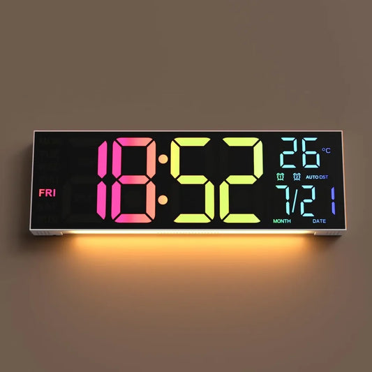 Digital Clock, Color Changing Remote Control